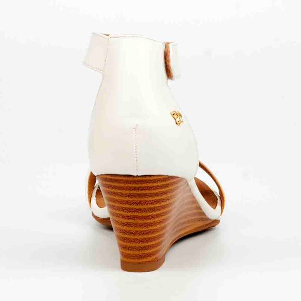 Butterfly Feet Shani Wedge - White