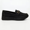 Butterfly Feet Tamla 1 Loafer With Saddle & Trim - Black