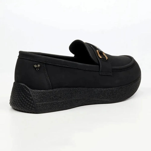 Butterfly Feet Tamla 1 Loafer With Saddle & Trim - Black