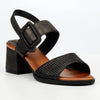 Butterfly Feet Teegan 1 Block Heel Sandals - Black
