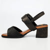 Butterfly Feet Teegan 1 Block Heel Sandals - Black