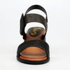 Butterfly Feet Teegan 1 Block Heel Sandals - Black