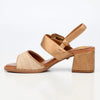 Butterfly Feet Teegan Block Heel Sandals - Bronze