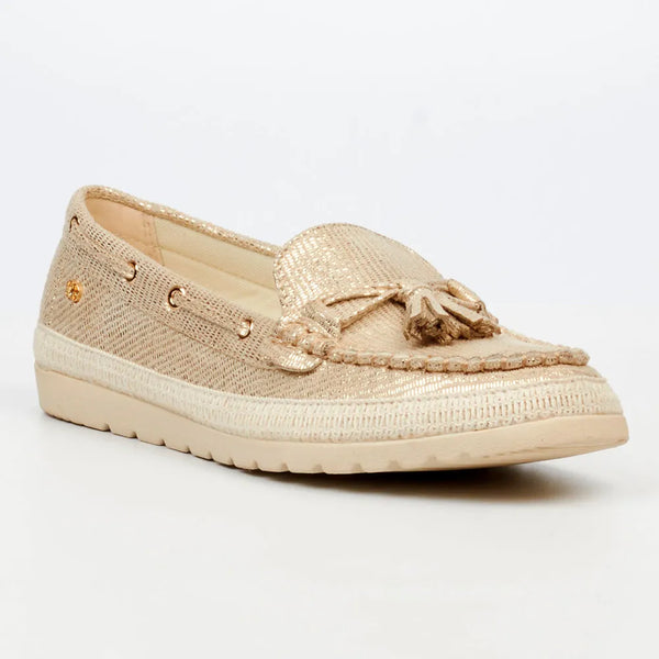 Butterfly Feet Willa 2 Moccasins - Gold
