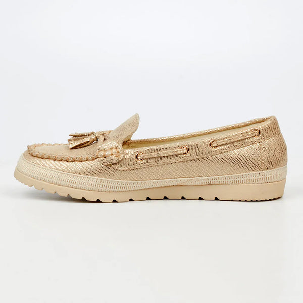 Butterfly Feet Willa 2 Moccasins - Gold