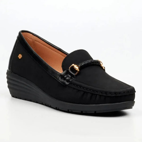 Butterfly Feet Zelda 1 Wedge Pump With Trim - Black