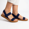 Butterfly Feet Zina 7 Footbed Sandals - Navy