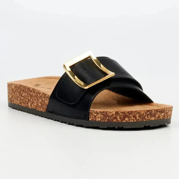 Butterfly Hallie 5 Slip On Sandal - Black