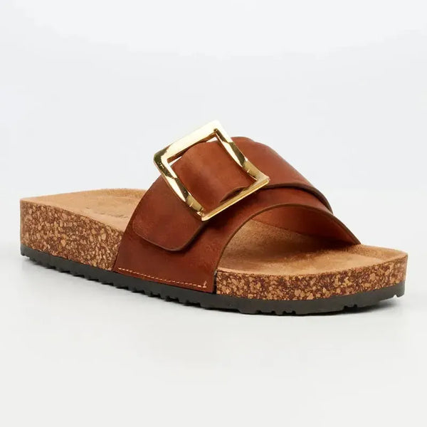 Butterfly Hallie 5 Slip On Sandal - Tan