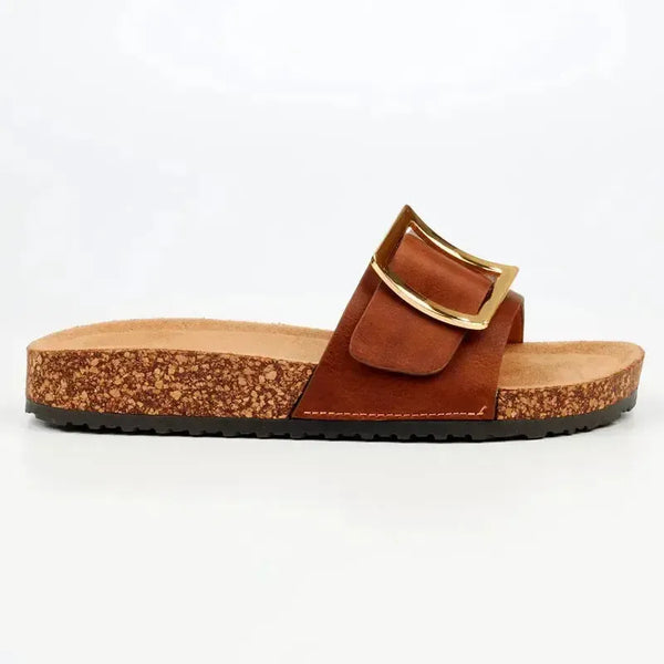 Butterfly Hallie 5 Slip On Sandal - Tan