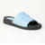 Cabo ladies Flat Push In Sandal - Blue-Seven7-Buy shoes online