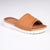 Cabo ladies Flat Push In Sandal - Cognac-Seven7-Buy shoes online