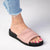 Cabo ladies Flat Push In Sandal - Pink-Seven7-Buy shoes online