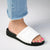 Cabo ladies Mule Sandal - White-Seven7-Buy shoes online
