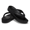 Crocs Baya -Platform Flip Thong Sandal - Black-Crocs-Buy shoes online