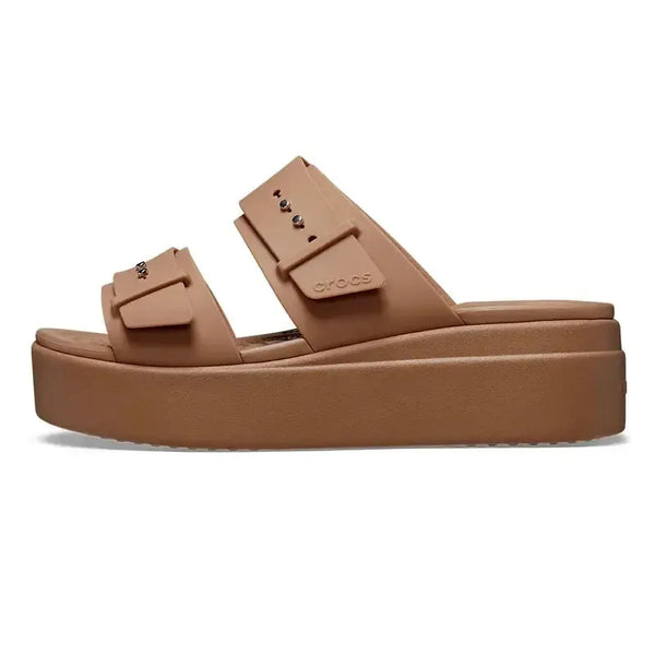 Crocs Brooklyn Lyn Buckle Low WDG - Latte