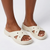 Crocs CL Women Cross Strap - Chalk