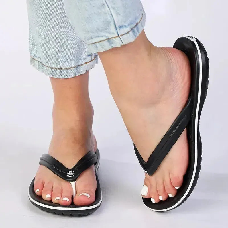 Crocs CrocBand Flip - Black | Shoe Box Online Store