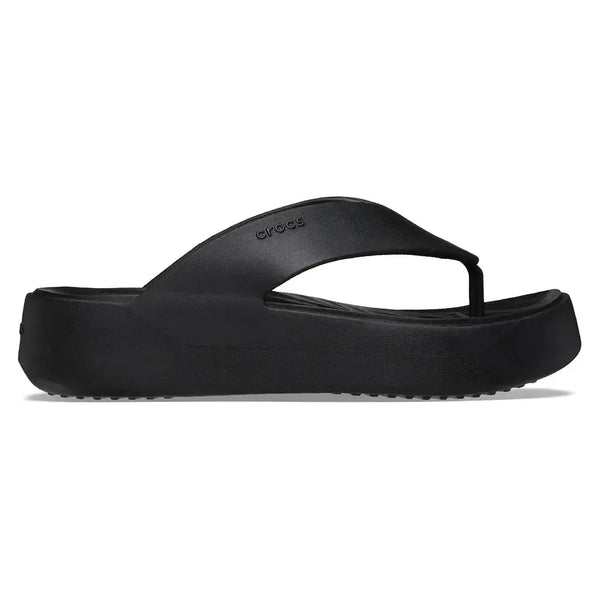 Crocs Getaway Platform Flip Sandals - Black