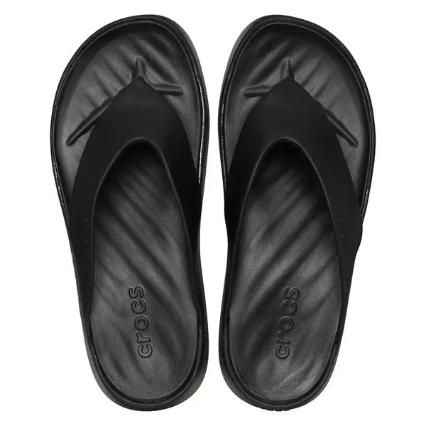 Crocs Getaway Platform Flip Sandals - Black