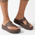 Crocs Getaway Platform Toe Loop - Truffle