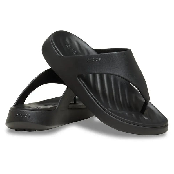 Crocs Getaway Triangle Flip Sandals - Black