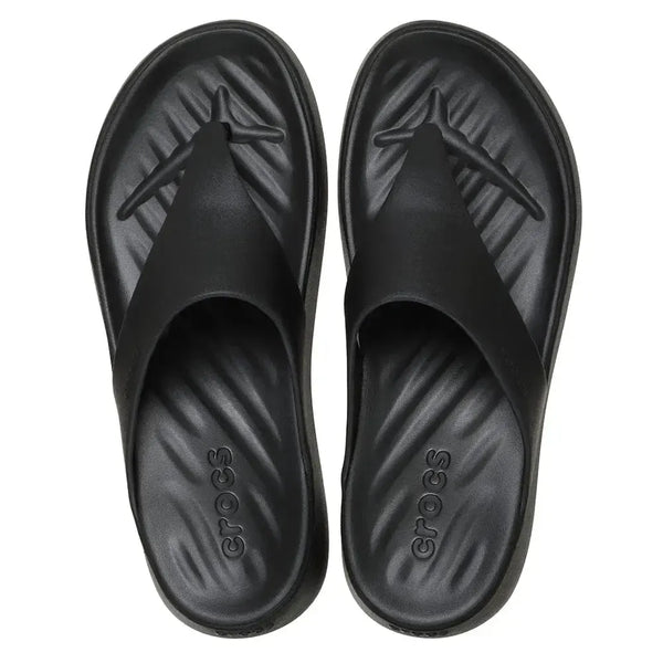 Crocs Getaway Triangle Flip Sandals - Black