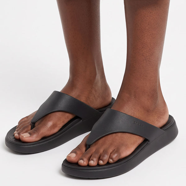 Crocs Getaway Triangle Flip Sandals - Black