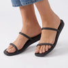 Crocs Miami 2 Strap Sandals - Black