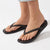 Crocs Miami Flip Sandals - Black