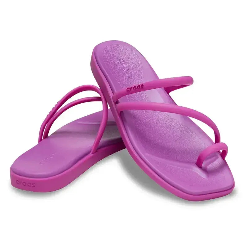 Crocs Miami Toe Loop Sandal - Grape Berry | Shoe Box Online Store