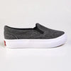 Direct Ladies Fashion Vulcanized Sneakers - Black Denim