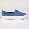 Direct Ladies Fashion Vulcanized Sneakers - Blue Denim