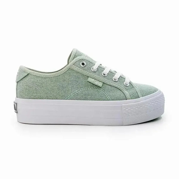 FILA Alessia Canvas Platform Sneaker - Mint/White