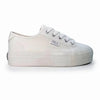 FILA Alessia Canvas Platform Sneaker - White/White/Silver