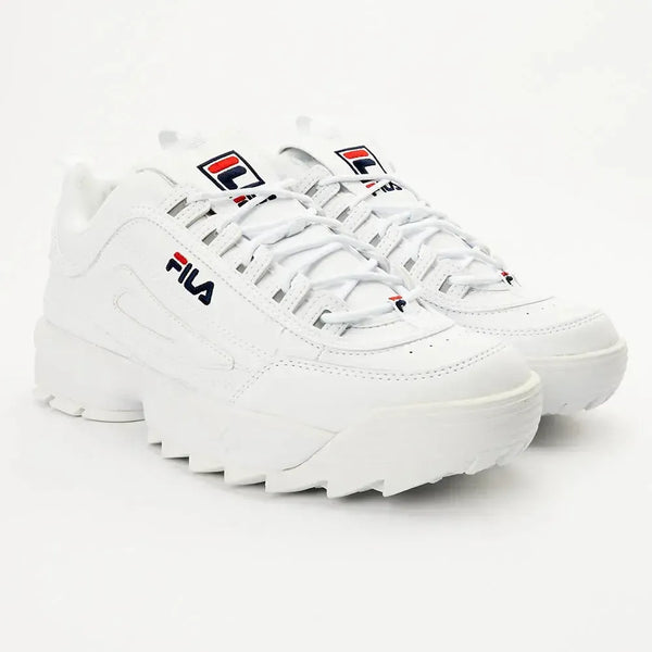 FILA Disruptor II Ladies Sneaker - Fila White / Fila Navy / Fila Red