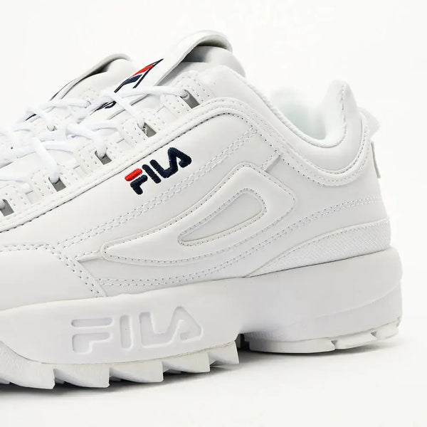 FILA Disruptor II Ladies Sneaker - Fila White / Fila Navy / Fila Red