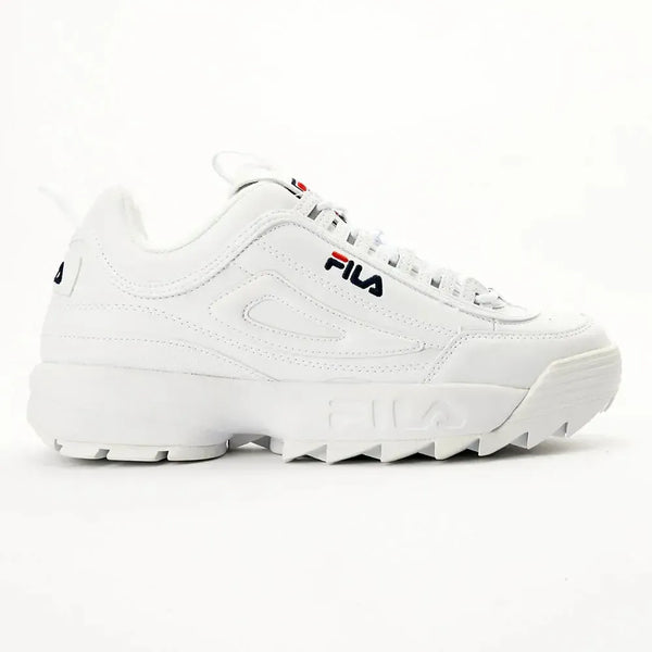 FILA Disruptor II Ladies Sneaker - Fila White / Fila Navy / Fila Red