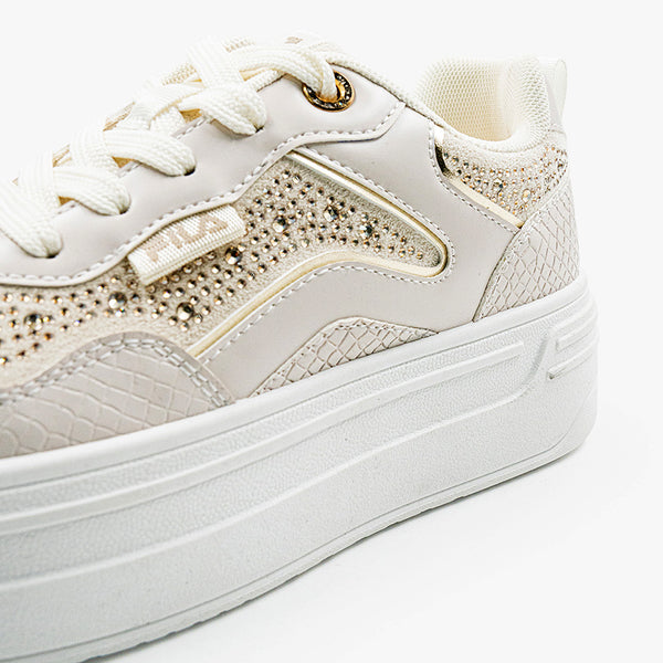 FILA Harlyn Platform Sneaker - Beige