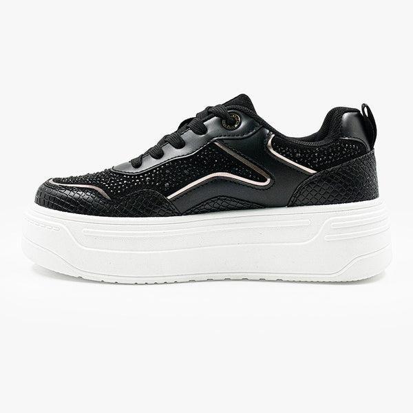 FILA Harlyn Platform Sneaker - Black