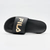 FILA Hillside Metallic Slide - Black/Gold-FILA-Buy shoes online