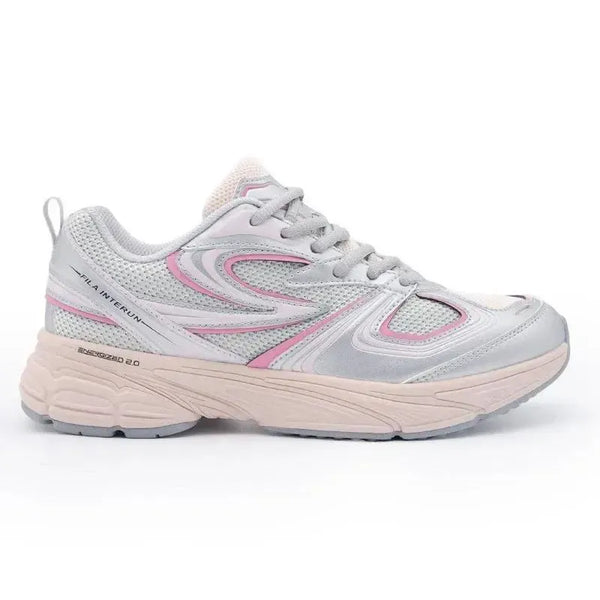 FILA Interun Sneaker - Grey / Pink