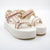 FILA Luna Metallic Platform Sandals - Gardenia/ Rose Gold-FILA-Buy shoes online