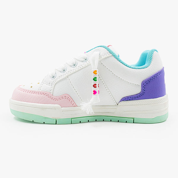 FILA Mila Kids Sneaker - White/ Purple
