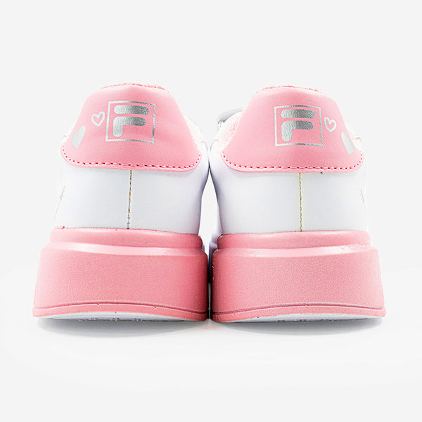FILA Nova Lights Kids Sneaker - White/Pink