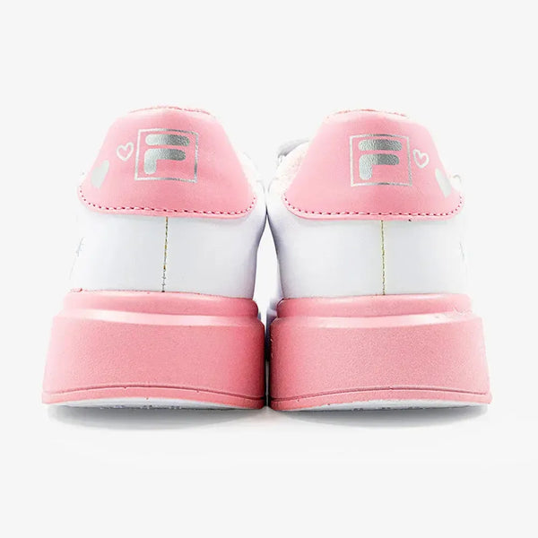 FILA Nova Lights Kids Sneaker - White/Pink