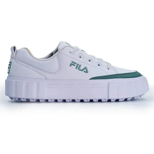FILA Sandblast Lite Lace Sneaker - Bright White/Misty Jade