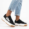 FILA Sangria Canvas Sneaker - Black/ White