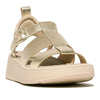 Fit Flop F-Mode Fisherman Flatform Leather Sandal - Platino