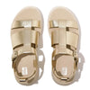 Fit Flop F-Mode Fisherman Flatform Leather Sandal - Platino
